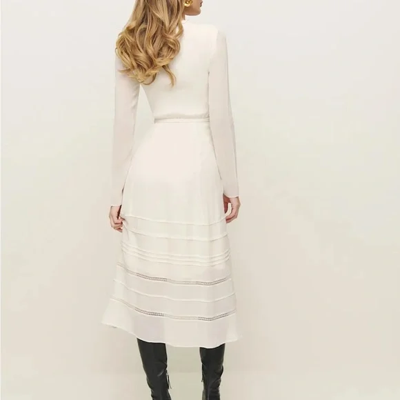 Reformation Kristen dress NWOT - Elegant White Women's Dress - Picture 5 of 8